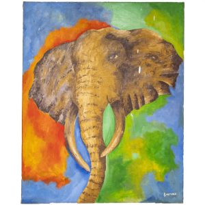 The Colourfull Strong Elephant